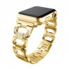 Bracciale di diamanti in cristallo - cinturino per Apple Watch 1-2-3 / 42mm-38mm acciaio inossidabile