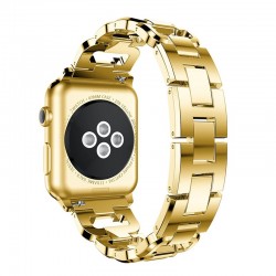Bracciale di diamanti in cristallo - cinturino per Apple Watch 1-2-3 / 42mm-38mm acciaio inossidabile