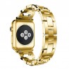Bracciale di diamanti in cristallo - cinturino per Apple Watch 1-2-3 / 42mm-38mm acciaio inossidabile