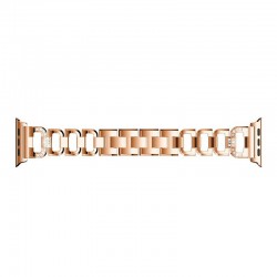 Bracciale di diamanti in cristallo - cinturino per Apple Watch 1-2-3 / 42mm-38mm acciaio inossidabile