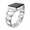 Bracciale di diamanti in cristallo - cinturino per Apple Watch 1-2-3 / 42mm-38mm acciaio inossidabile