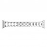 Bracciale di diamanti in cristallo - cinturino per Apple Watch 1-2-3 / 42mm-38mm acciaio inossidabile