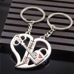 Heart & key - keychain 2 pcsKeyrings