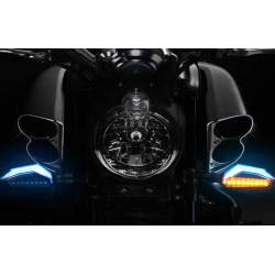 12 LED - lumières de signalisation de changement de moto pour Harley Cruiser Honda Kawasaki BMW Yamaha 2 pcs