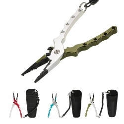 Fishing plier with bag - multi-functional tool for wire cutting & hook removerTools