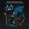 Smart dual USB - Adattatore di ricarica digitale Led per iPhone Samsung Xiaomi - EU plug