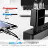 Smart dual USB - Adattatore di ricarica digitale Led per iPhone Samsung Xiaomi - EU plug