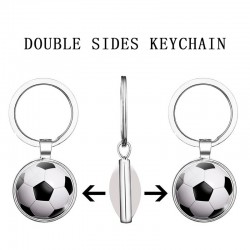 Double sided basket ball - keychainKeyrings