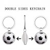 Double sided basket ball - keychainKeyrings