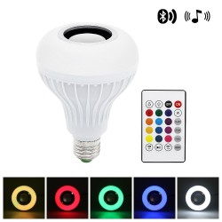 Smart RGB LED lampada con altoparlante Bluetooth wireless - telecomando