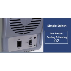 12V 75L mini - portable dual-use cooler & warmer - multi-function car refrigeratorStyling parts