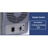 12V 75L mini - portable dual-use cooler & warmer - multi-function car refrigeratorStyling parts
