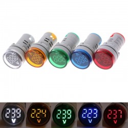 60-500V AC 22mm LED display digitale - indicatore misuratore di tensione