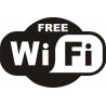 WiFi gratuito - adesivo