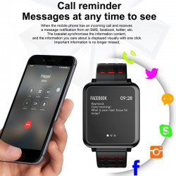 Q8 IP67 waterproof bluetooth heart rate monitor & pedometer - smartwatchWatches
