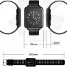 Q8 IP67 waterproof bluetooth heart rate monitor & pedometer - smartwatchWatches