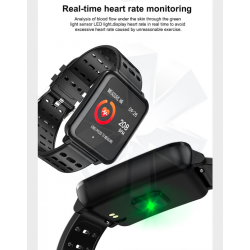 Q8 IP67 impermeabile bluetooth cuore monitor & pedometro - smartwatch