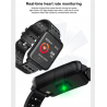 Q8 IP67 impermeabile bluetooth cuore monitor & pedometro - smartwatch
