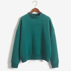 Warm velvet sweatshirt with long sleeveHoodies & Jumpers