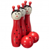 Wooden skittle with ball - toyBaby & Kids