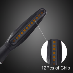 12 LED - motorcycle turn signal lights - indicators for Kawasaki & Harley 2 pcsTurning lights