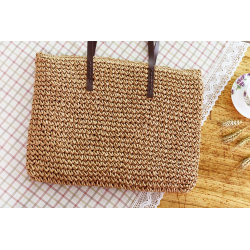 Large beach bag made from strawHandbags