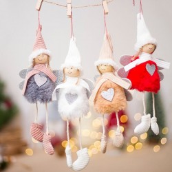Bambole pendenti di Natale 4 pezzi