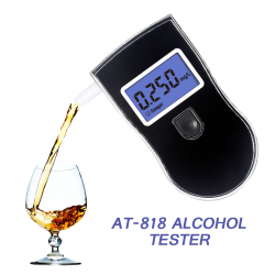 Tester alcool professionale - test al respiro - display LCD