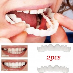 Couverture de dents en silicone - denture 2 pièces