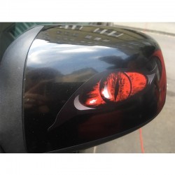 Red zombie eyes - vinyl car sticker 13 * 5 cm 2 piecesStickers