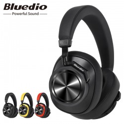 Bluedio T6S Cuffie Bluetooth - attiva cancellazione del rumore - auricolare wireless con controllo vocale