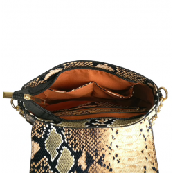 Snake modello della pelle - borsa a tracolla piccola