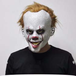 Halloween clown lattice maschera faccia piena