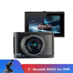 Podofo Novatek 96223 voiture DVR - 3,0 pouces WDR full HD 1080P camera- video recorder registrator - 170 degrés dashcam