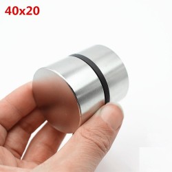 N35 N52 magnete al neodimio - forte magnete rotondo 40 * 20mm 2 pezzi