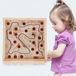 Maze gioco con palla - giocattolo educativo di legno