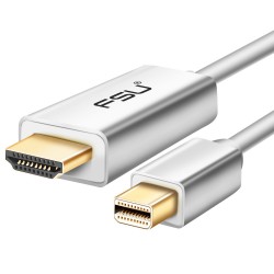 Adattatore Mini DisplayPort DP a HDMI - cavo per Apple Macbook Pro Air - 1.8m 3m