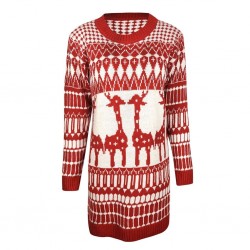 Christmas long sweater - mini dressDresses