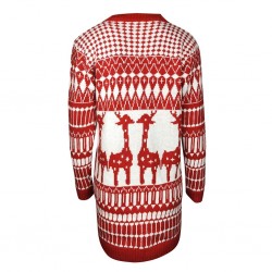 Christmas long sweater - mini dressDresses