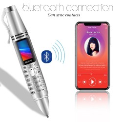 SERVO K07 Penna - 0,96" mini cellulare - Bluetooth - GSM - Dual SIM - fotocamera - registrazione - torcia - penna