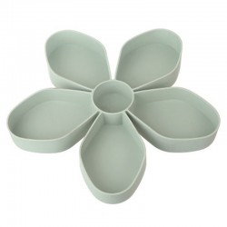 Petal-shaped snack box tray - rotating - food storageStorage