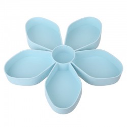 Petal-shaped snack box tray - rotating - food storageStorage