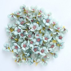 Marguerites en soie artificielle - pour la décoration - 2 cm - 50 pièces