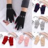 Knitted warm gloves with touch screen functionGloves
